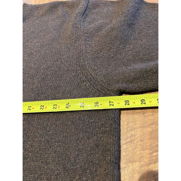 Cabela’s Men’s Wool Blend Sweater XL Tall Brown Crewneck Pullover Jumper - Picture 5 of 6